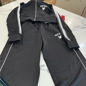 Forever 21 Disney X Mickey Mouse Black Tracksuit